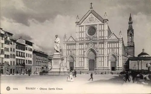 Ak Firenze Florenz Toscana, Chiesa Santa Croce