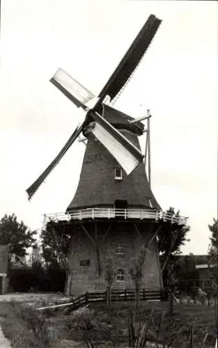 Ak Stiens Fryslân Niederlande, Korenmolen De Hoop