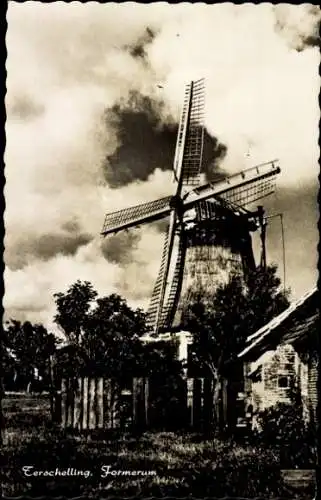 Ak Formerum Terschelling-Friesland Niederlande, Mill