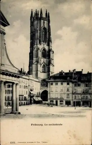 Ak Freiburg Stadt Freiburg Schweiz, Kathedrale