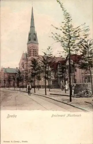 Ak Breda Nordbrabant Niederlande, Boulevard Mastbosch