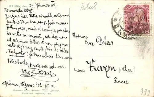 Ak Brno Brünn Südmähren, Großer Platz, Ferdinandsgasse