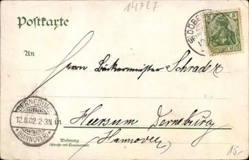 Litho Döberitz im Havelland, Truppenübungsplatz, Kaserne, Wache, Feld-Altar