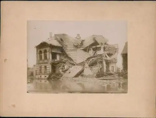 Foto Hrádek nad Nisou Grottau Reg. Reichenberg, eingestürztes Restaurant Kolosseum, Hochwasser 1897