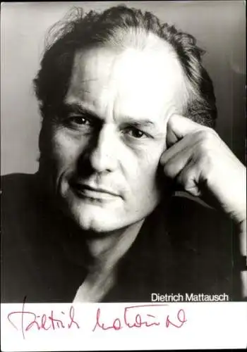 Ak Schauspieler Dietrich Mattausch, Portrait, Autogramm