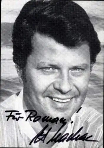 Ak Schauspieler Peter Machac, Portrait, Autogramm