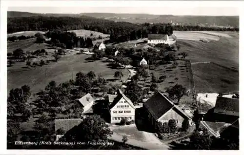 Ak Lutzenberg Althütte in Württemberg, Fliegeraufnahme