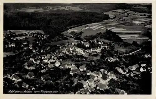 Ak Adelmannsfelden in Württemberg, Fliegeraufnahme