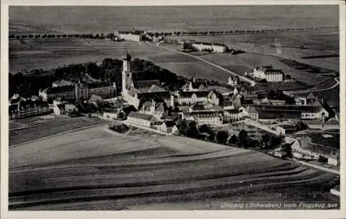 Ak Ursberg in Schwaben, Fliegeraufnahme