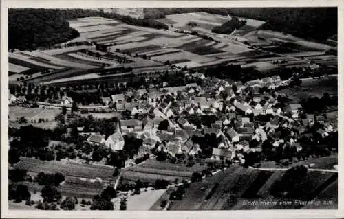 Ak Sindolsheim Rosenberg in Baden, Fliegeraufnahme