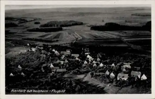 Ak Rienharz Pfahlbronn Alfdorf in Württemberg, Fliegeraufnahme