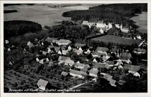 Ak Bonlanden Filderstadt in Württemberg, Fliegeraufnahme, Kloster, Institut