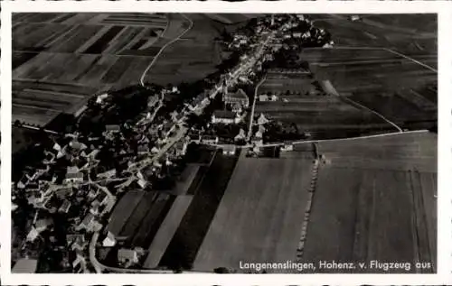 Ak Langenenslingen Baden Württemberg, Fliegeraufnahme