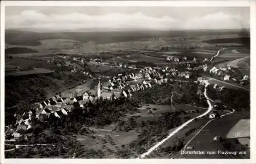 Ak Dornstetten im Schwarzwald Württemberg, Fliegeraufnahme