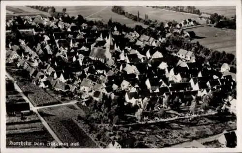 Ak Horrheim Vaihingen an der Enz, Fliegeraufnahme