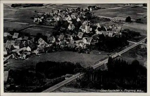 Ak Oberferrieden Burgthann im Nürnberger Land, Fliegeraufnahme