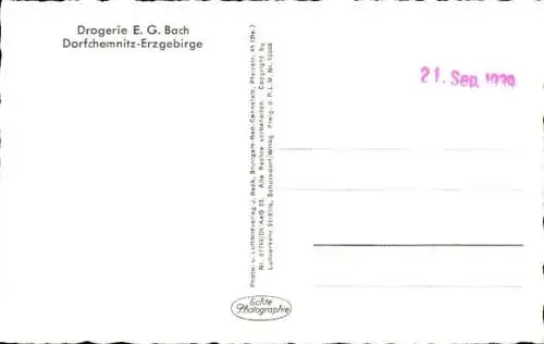 Ak Dorfchemnitz Mittelsachsen, Fliegeraufnahme, Bahngleise, Felder