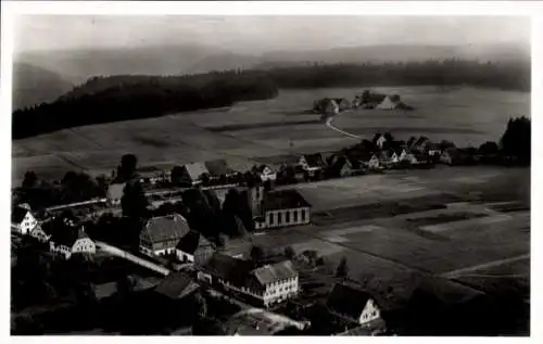 Ak Schömberg Loßburg im Schwarzwald, Fliegeraufnahme