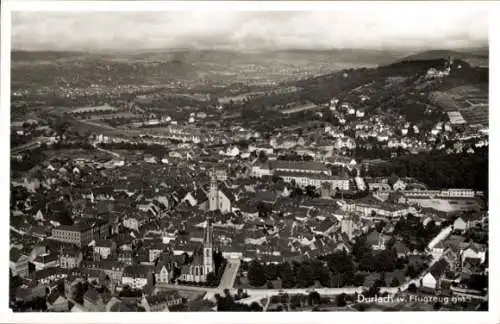 Ak Durlach Karlsruhe in Baden, Fliegeraufnahme