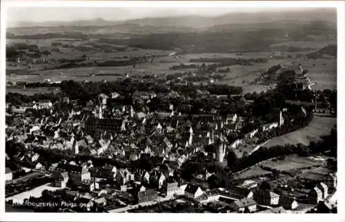 Ak Kaufbeuren an der Wertach in Schwaben, Fliegeraufnahme