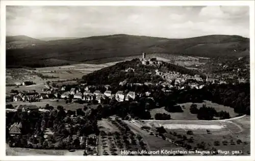 Ak Königstein im Taunus, Panorama, Fliegeraufnahme