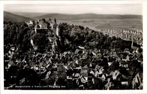 Ak Heidenheim an der Brenz Württemberg, Fliegeraufnahme