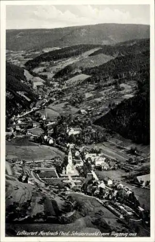 Ak Nordrach im Schwarzwald Baden, Fliegeraufnahme