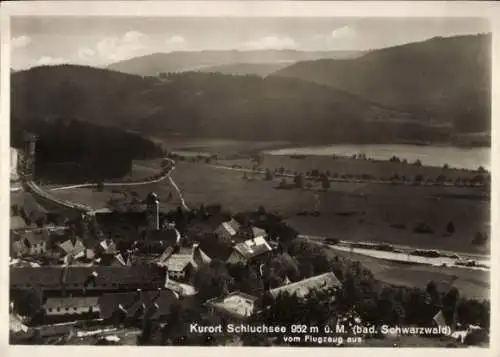 Ak Schluchsee im Schwarzwald, Fliegeraufnahme