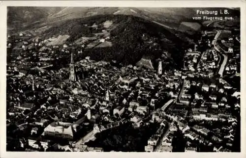 Ak Freiburg im Breisgau, Stadtteilansicht, Fliegeraufnahme