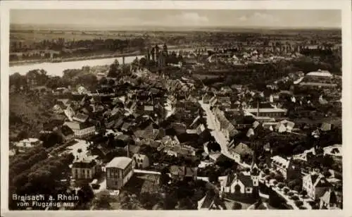 Ak Breisach am Oberrhein, Fliegeraufnahme