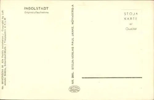 Ak Ingolstadt an der Donau Oberbayern