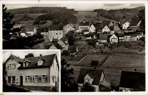 Ak Fischbach bei Hochspeyer, Gasthaus Franz Bauer, Ortschaft