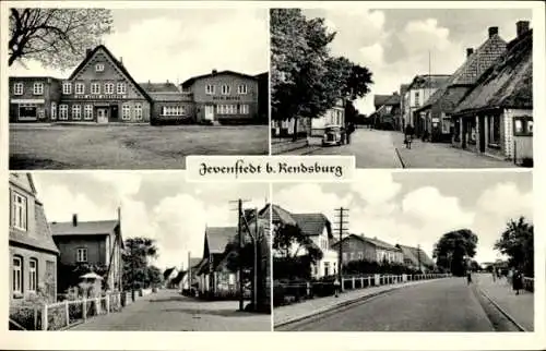 Ak Jevenstedt in Holstein, Straße, Häuser