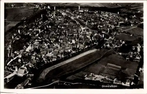 Ak Dinkelsbühl in Mittelfranken, Luftaufnahme