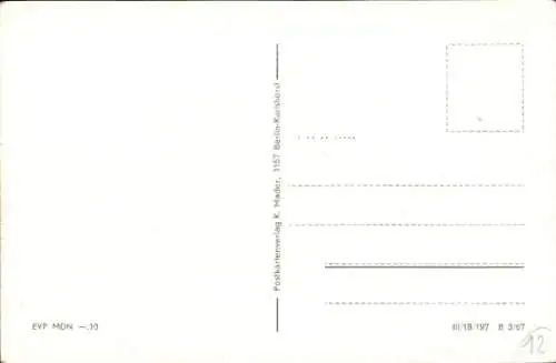 Ak Berlin Weißensee, Klement-Gottwald-Allee