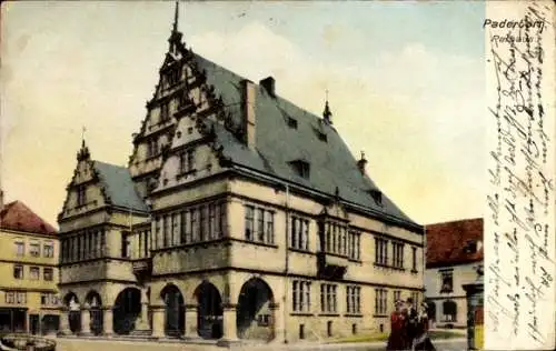 Ak Paderborn in Westfalen, Rathaus