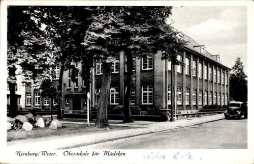 Ak Nienburg an der Weser, Oberschule für Mädchen