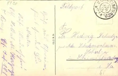 Ak Schweinfurt in Unterfranken Bayern, Mainpartie