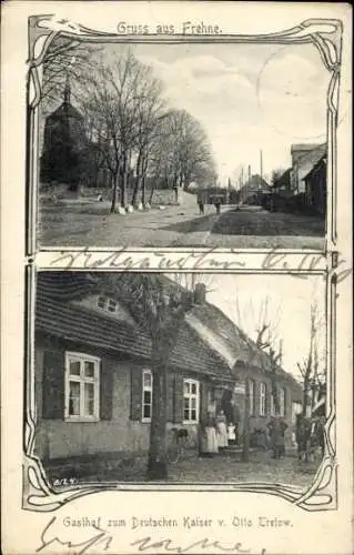 Ak Frehne Marienfließ in der Prignitz, Gasthaus zum Deutschen Kaiser