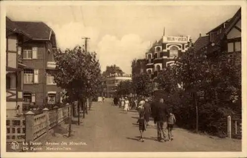 Ak La Panne De Panne Westflandern, Avenue des Mouettes