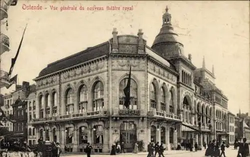 Ak Ostende Ostende Westflandern, Neues königliches Theater