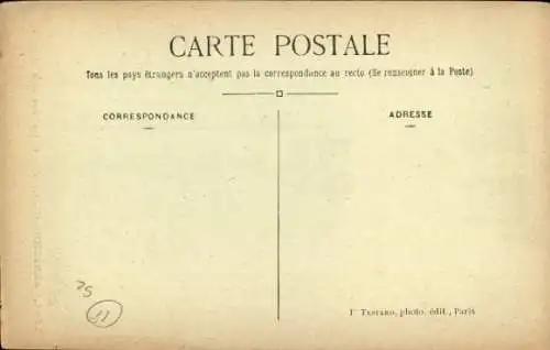 Ak Asnières-sur-Seine Hauts-de-Seine, Hundefriedhof, Grabstein