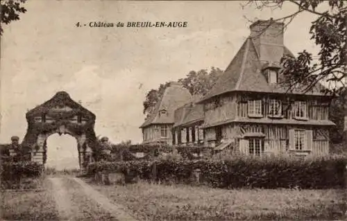 Ak Le Breuil en Auge Calvados, Chateau