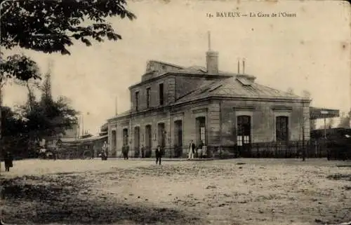 Ak Bayeux Calvados, Gare de l'Ouest