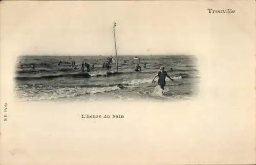 Ak Trouville Calvados, L'heure du bain