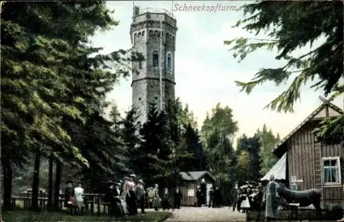 Ak Gehlberg Suhl in Thüringen, Schneekopfturm