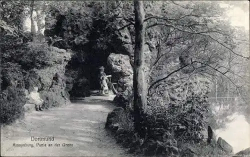 Ak Dortmund im Ruhrgebiet, Kronenburg, Grotte