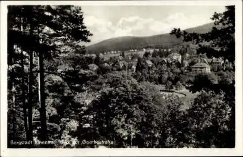 Ak Ilmenau in Thüringen, Panorama, Goethestraße