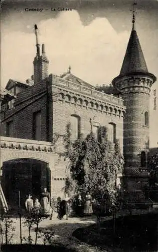 Ak Cessoy Seine-et-Marne, Schloss