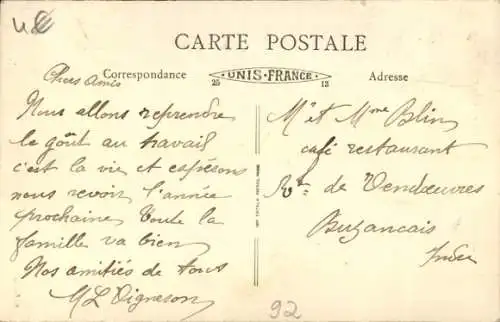 Ak Asnières sur Seine Hauts de Seine, Hundefriedhof, Barry, der Rettungshund
